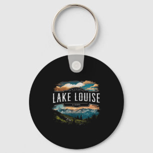 Porte-clés Montagnes du lac Louise Alberta Randonnée Extérieu