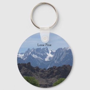 Porte-clés Montagnes enneigées de Lone Pine