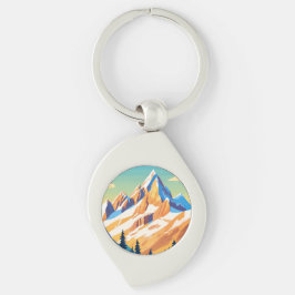 Porte-clés Montagnes majestueuses