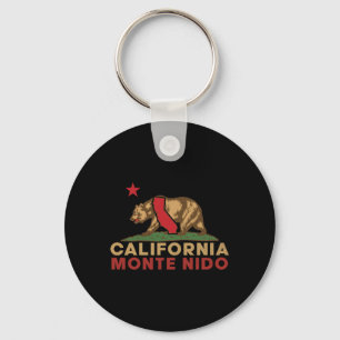 Porte-clés Monte Nido Californie Vintage Bear Rétro État