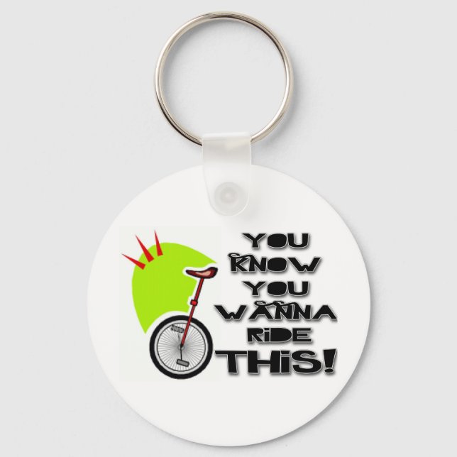 Porte-clés Monter ce monocycle (Recto)