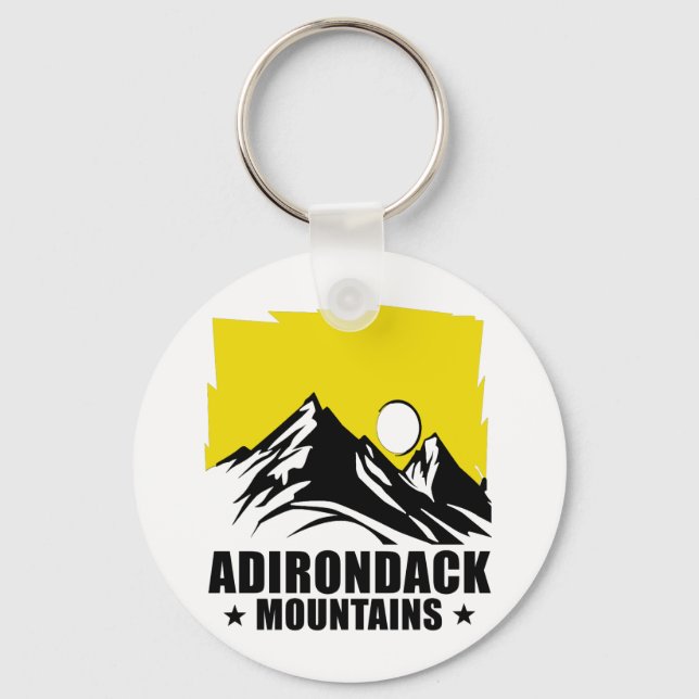 Porte-clés Monts Adirondack New York USA (Recto)