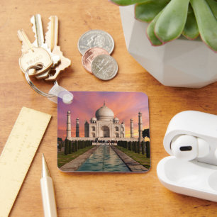 Porte-clés Monuments Colorful View of the Taj Mahal