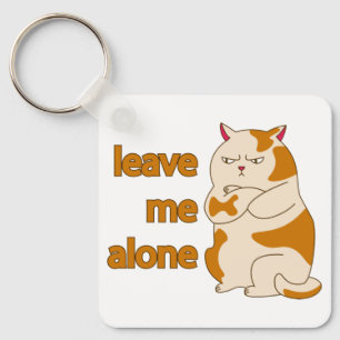Porte-clés Moody Grosse cat me laisse tranquille