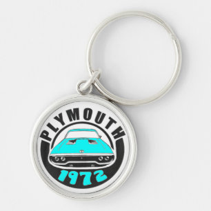 Porte-clés Mopar - Plymouth Roadrunner 1972 Petty Blue