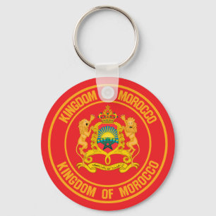 Porte-clés Morocco Round Emblem