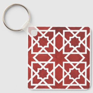 Porte-clés Mosaïque andalouse rouge SEVILLE
