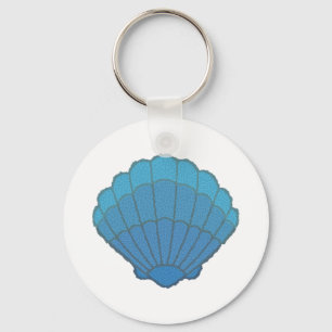Porte-clés Mosaïque Blue Seashell