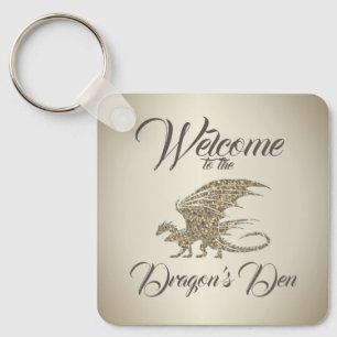 Porte-clés Mosaïque Extraordinaire Dragon Golden Welcome