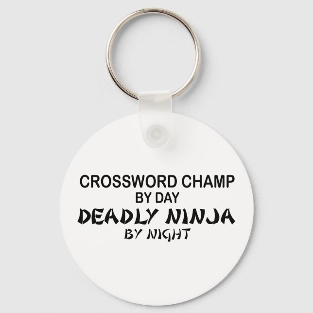 Porte-clés Mot de passe Deadem Ninja par nuit (Recto)