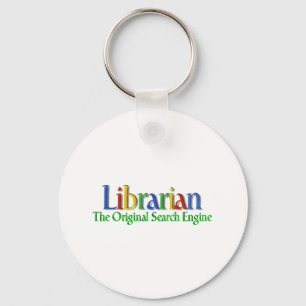 Porte-clés Moteur de recherche original du bibliothécaire