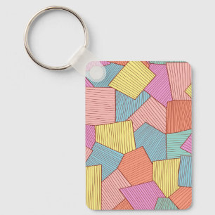 Porte-clés motif Abstrait