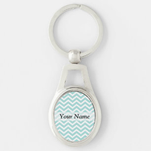 Porte-clés Motif Aqua chevron