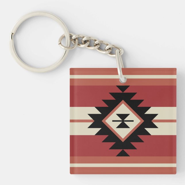Porte-clés Motif Aztec (Devant)