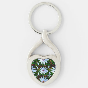 Porte-clés Motif blanc