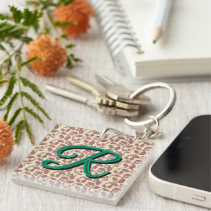 Porte-clés Motif botanique personnalisé et sur mesure