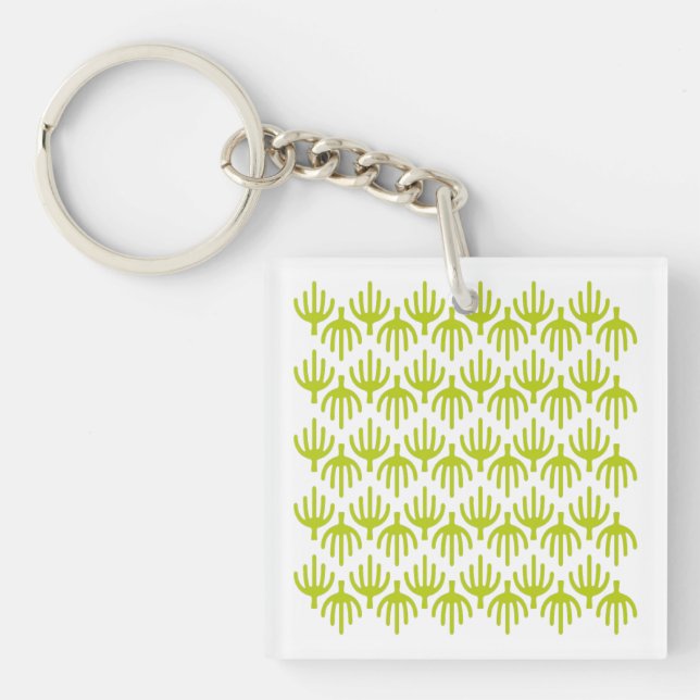 Porte-clés Motif Cactus (Devant)