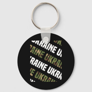 Porte-clés Motif camouflage ukrainien vert camouflage