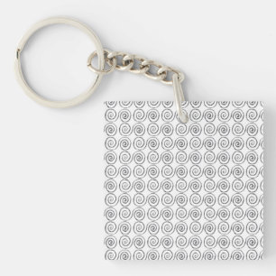 Porte-clés Motif celtique à double spirale