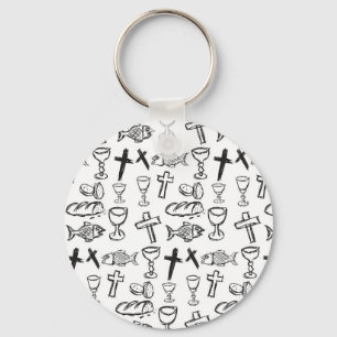 Porte-clés Motif chrétien