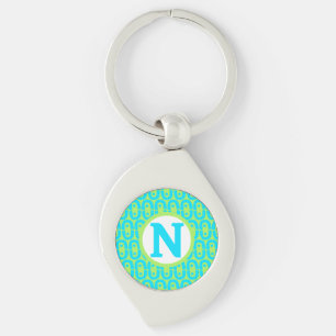 Porte-clés motif coloré moderne