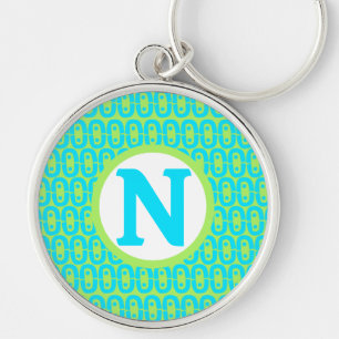 Porte-clés motif coloré moderne
