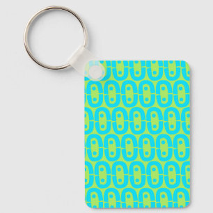Porte-clés motif coloré moderne