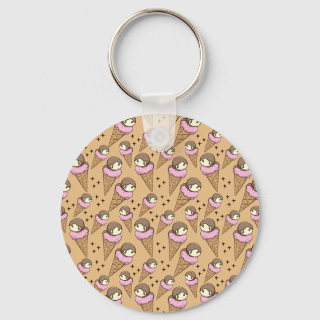 Porte-clés Motif crème glacée | motif Lollies | lollipop 27 (Recto)
