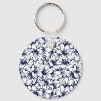 Porte-clés Motif croisé Lily Flower Enk