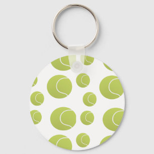 Porte-clés motif de balles de tennis