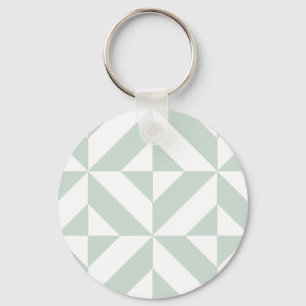 Porte-clés Motif de cube géométrique cool Mint
