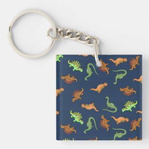 Porte-clés Motif de dinosaures mignons