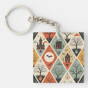 Porte-clés Motif de fantôme sombre