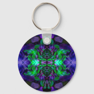 Porte-clés Motif de fleurs Kaleidoscope