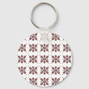 Porte-clés Motif de fleurs Mandala
