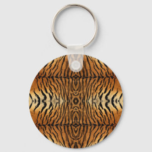 Porte-clés Motif de fourrure de tigre