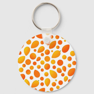 Porte-clés Motif de mangue Fruits Tropicaux Vibrants