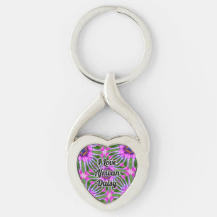 Porte-clés Motif de marguerite esthétique