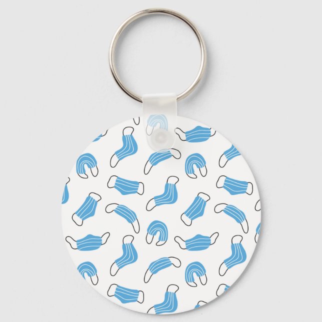 Porte-clés motif de masque Médicale (Recto)