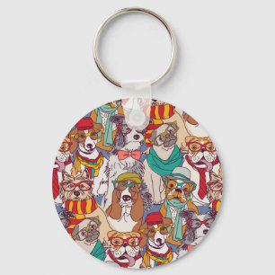 Porte-clés Motif de mode de marionnette mignonne