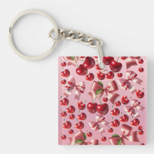 Porte-clés Motif de nœud papillon cœur Coquette personnalisé