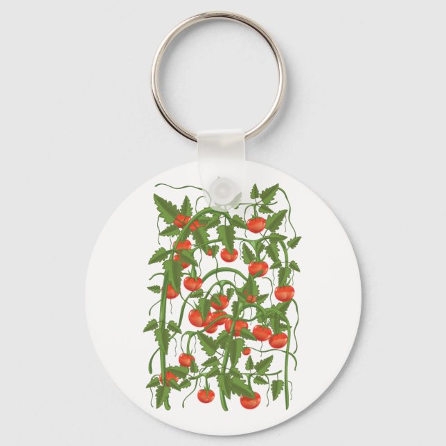 Porte-clés Motif de tomates (Recto)