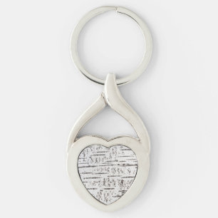 Porte-clés Motif d'écorce de bouleau