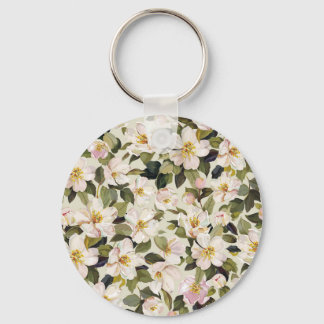 Porte-clés Motif des branches de l'arbre de fleurs de printem