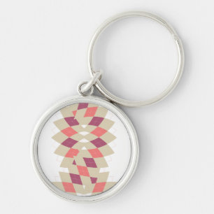 Porte-clés Motif Diamond Swirl