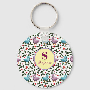 Porte-clés Motif d'oiseaux personnalisé et sur mesure