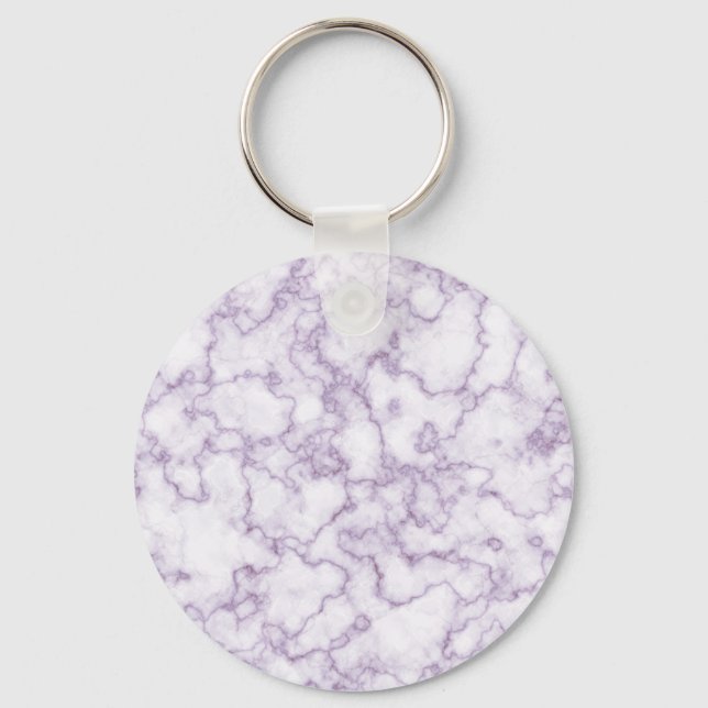 Porte-clés Motif en marbre violet (Recto)
