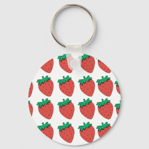 Porte-clés Motif fraise