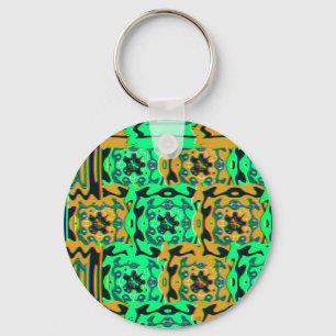 Porte-clés Motif géométrique Bauhaus
