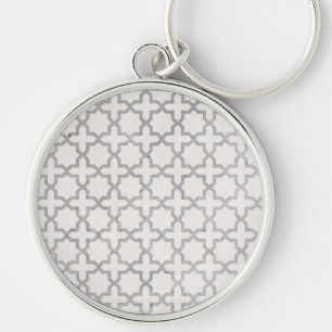 Porte-clés Motif géométrique beige islamique